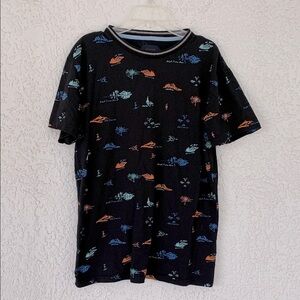 Nomad navy  Graphic T-Shirt with Colorful Prints size M